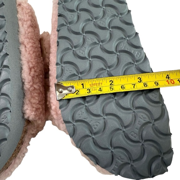 Birkenstock Papillio Arizona Big Buckle Slides in Teddy Crystal Rose Size 37/ L6 - Picture 12 of 16